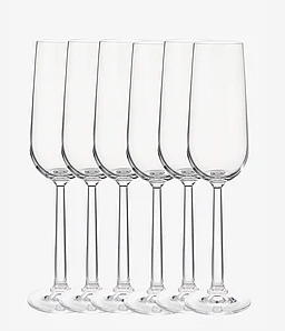 Studentpresenter till tjej eller kille - champagneglas för livets alla firanden